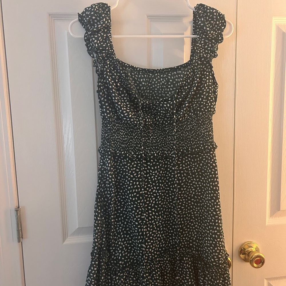 Black and White Polka Dot Dress